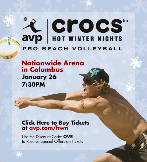 AVP Hot Winter Nights: Saturday, January 26, 2008, at the Nationwide Arena (Columbus, OH)