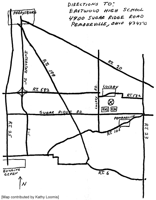 Eastwood HS map