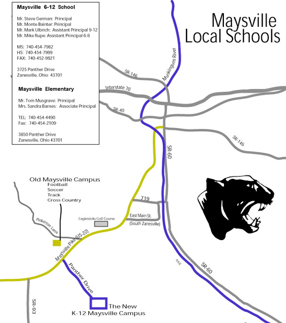 Map: Maysville Local Schools