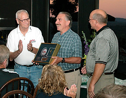 Rick Laskey Honored with the Glenn Purdy Meritorious Service Award (2002)